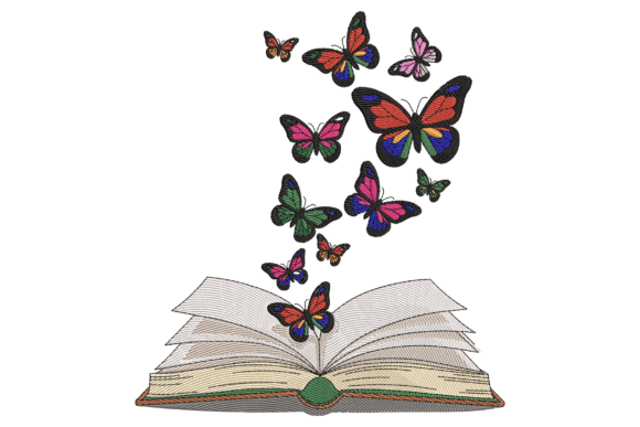 Butterflies from Book