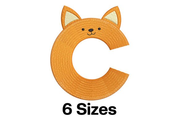 Funny Cat Alphabet Letter C