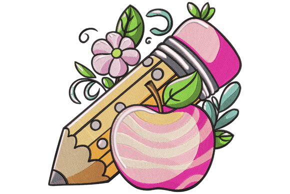 Pencil and Apple